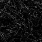 Mefleet 1/2 LB Crinkle Cut Paper Shred Filler 8 oz Black Crinkle Shredded Paper for Gift Box - Gift Basket Bag Filler - Grass Cu