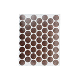 53 Pack Fastcap FC.WP.916.IW 9/16 Self Adhesive Furniture Cabinet Screw Cap Covers Imperial Walnut