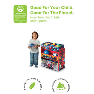 Delta Children 6-Bin Toy Storage Organizer, Spider-Man
