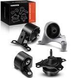A-Premium 4PCS Engine Motor Mount and Transmission Mount Set [Manual Transmission] Compatible with Honda Civic & Acura EL 2001-2