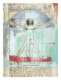 Vitruvian Man 2.0-Paper Art-20,,X26,,