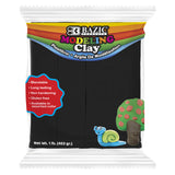 BAZIC Modeling Clay Black Color 1 LB, Light Dough Art Craft, Non Toxic Gift for Artist Kids Toddler Boys Girls, Bulk for Classro