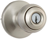 Kwikset 94002826 Polo Knob Entry Lockset, 1, Satin Nickel