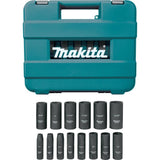 Makita A-96372 1/2 Drive Impact Socket Set (14 Piece)