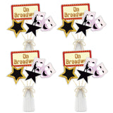 On Broadway Table Centerpiece Sticks,Movie Night Party Centerpiece Sticks,Hollywood Centerpieces Glamorous Movie Theme Party Dec