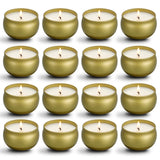 qinxiang Scented Candles Gifts Set,16 Pack Natural Soy Wax Travel Tin Jar Candles for 2.5 OZ Aromatherapy Candles for Family Gat