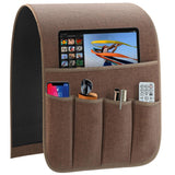 Armrest Organizer Non Slip Remote Control Holder Arm Chair Couch Caddy For Recliner Sofa Bedside With 5 Pocket Storage for Table
