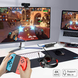 DIGITNOW Audio Video Capture Card,4K HDMI USB 3.0 Capture Adapter Video Converter 1080P 60fps Portable Capture Device for Video