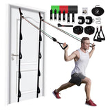 Slim Panda Upgrade Door Anchor Strap for Resistance Bands Exercises, Portable Multi Point Anchor Gym Attachment for Home Fitness