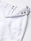 Alleson Athletic Boys Youth Elastic Bottom Baseball Pants, White, X-Small