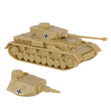 BMC CTS WW2 German Panzer IV Tank - Tan 1:38 Plastic Army Military Vehicle