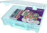 ArtBin 6955AA Super Satchel 1Compartment Box, Art & Craft Organizer, 1Pack, Translucent Aqua