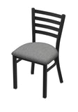 Holland Bar Stool Co. 400 Jackie 18 Chair with Black Wrinkle Finish and Graph Alpine Seat