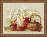Tea Counted Cross Stitch Kit11.75x9.5 14 Count