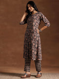Libas Women'S Cotton Kurta Set (36803 Black M