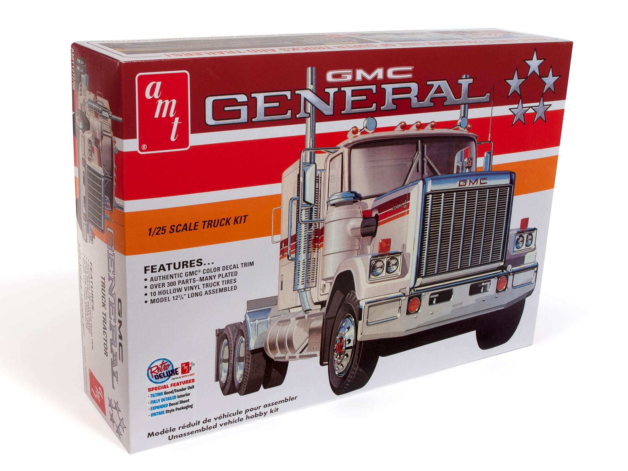 Amt 1976 Gmc General Semi Tractor 1:25 Scale Model Kit