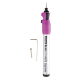 The Beadsmith Micro Engraver w/Spotlight, 6.25, Battery Operated (2xAAA), 2 Round DiamondTip Bits and Hex Key, Engraver, Polis