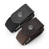 Jasgood 2 Pack No Buckle Elastic Belt For Women Men, Buckle Free No Bulge No Hassle Invisible Stretch Belt For Jeans Pants Trous