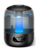Dreo Humidifiers for Bedroom, 3L Top Fill 30H & 26dB Quiet Runtime for Large Room, Cool Mist Ultrasonic Humidifier with Humidity