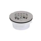 Oatey 2 in. 101 PNC PVC NoCalk Shower Drain with Stainless Steel Strainer
