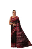 Ira Fashion WomenS Plain Weave Pure Cotton Saree Without Blouse Piece(1920_Dark Chocolate And Dusty Pink)