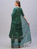 Gosriki Women'S Rayon Blend Anarkali Printed Kurta With Pant & Dupatta (Berlin Green-Nb-Gs_M_Green_Medium),Green,,B0DJ39KHRN