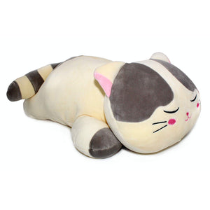 Vintoys Very Soft Cat Big Hugging Pillow Plush Kitten Kitty Stuffed Animals Gray 23.5