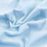 Entisn Minky Fabric, 2 Yards x 60 Inch Wide Pre-Cut, Light Blue, Soft Plush, Solid Minky for Blanket, Pillow Cover, Scarf, Sewin