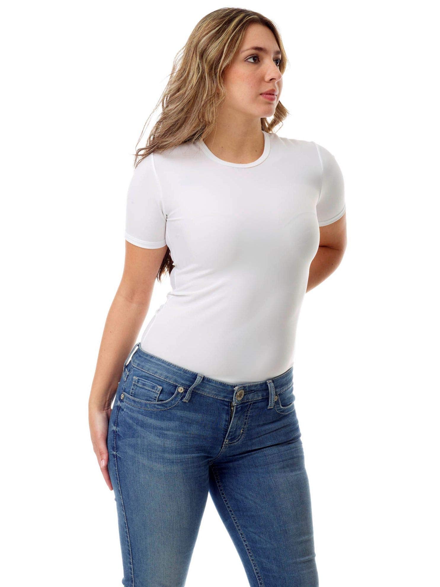 Anni Desinger Women'S White Pure Cotton Regular Fit T-Shirt (Girl T Shirt White_Xxl),White,2XL,Cotton,Regular,