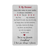 CPLJW Christmas Card Gifts for Husband, Birthday Card Gifts for Husband, Hubby Christmas Birthday Stocking Stuffers Gift