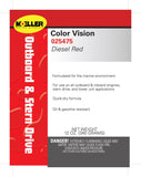 Color Vision Paint Color: Diesel Red