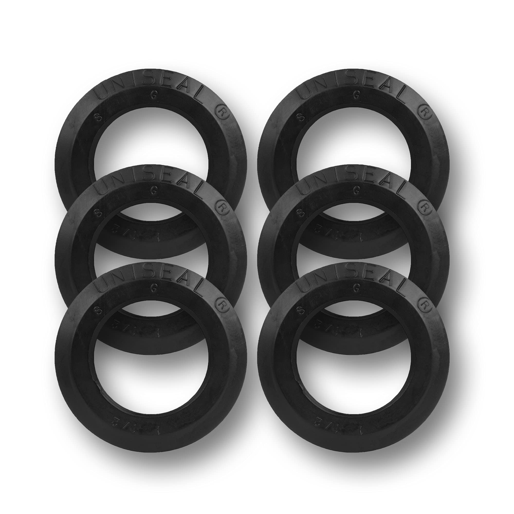 1 1/2 UNISEAL Flexible Tank Adapter (bulkhead) - 6 Pack