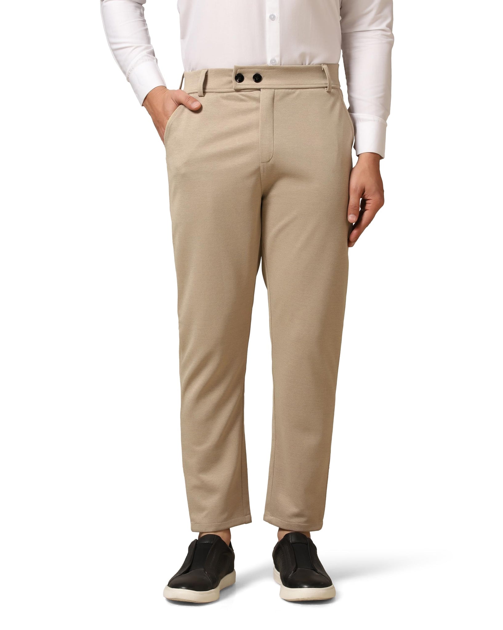 Toplot Men'S Formal Trousers || Slim Fit Men'S Wear Trousers || Stretchable Formal Pant Trousers || Trouser For Men (Formal-5181-Beige-28),Beige,28,B0DKBMSTJ1