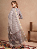 Gosriki Women'S Rayon Blend Straight Printed Kurta With Pant & Dupatta (Sense Beige-Vks01-Gs_Xxl_Beige_Xx-Large),Beige,2,B0DC6L7ZYW
