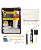 Bates Paint Tray Set, 11 pcs, Paint Roller Kit, Paint Rollers 9 Inch, Small Paint Roller, Paint Roller Tray, 4 Inch Paint Rolle