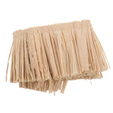 DIYEAH Natural Raffia Fringe Trim Handmade Straw Tassels for DIY Decor Boho Wall Hanging Hawaiian Costume Accessories