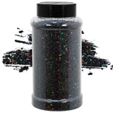 TORC 1 Pound Black Holographic Glitter 16 oz Mix Chunky Glitter Bulk for Resin Craft Cosmetic Art Festival Decoration