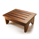 Holana 6.5 Wooden Step Stool for Adults (No Assemble Required)- 500 Lbs One Step Stools for High Bed Riser - Small Stepping Stoo