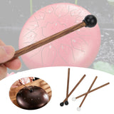 4PCS Steel Tongue Drum Mallets, 6.5in Rubber Percussion Mallets, Drum & Percussion Accessories for Child Drummers and Practition