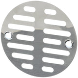 LASCO 031247 31/2Inch with Two Screws Shower Drain Grate, Chrome Plated