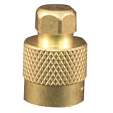 Milton 1457 Brass Screwdriver Type Valve Caps Box of 10
