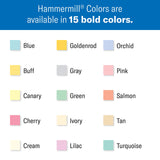 Hammermill Colored Paper, 20 lb Cream Printer Paper, 8.5 x 14-1 Ream (500 Sheets) - Made in the USA, Pastel Paper, 168040R