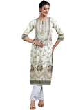 Libas Women'S Crepe Regular Kurta (29253_Beige
