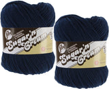 SugarN Cream Yarn Solids Super SizeBright Navy