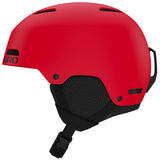 Giro Crue Kids Ski Helmet - Snowboard Helmet for Youth, Boys & Girls - Matte Bright Red - M (55.5-59cm)