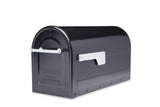Architectural Mailboxes 79007BSR10 Boulder Postmount Mailbox, Large, Black