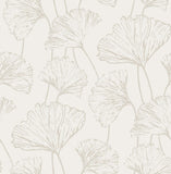 NuWallpaper NUS3578 Silver Hikarigaoka Peel & Stick Wallpaper, Metallic