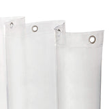 Kenney KN61443 Medium Weight 5 Gauge Waterproof PEVA Shower Curtain Liner with RustResistant Metal Grommets and Weighted Magnet