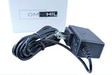 [UL Listed] OMNIHIL New Compatible with Weslo Pro 10.8X & 11.0X Stationary Bike 'Wall Plug' Power Supply/OMNIHIL 8 Feet Long AC/