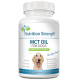 Nutrition Strength MCT Oil for Dogs from Organic Coconuts, Medium Chain Triglycerides with Caprylic Acid & Capric Acid to Protec